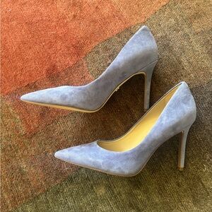 Sam Edelman Light Blue Suede Heels